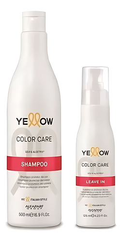 Shampoo Leave Yellow Color Care