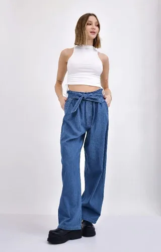 Jeans con lazo sales