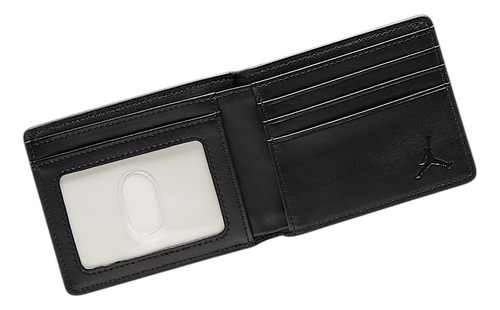 Cartera Plegable Jumpman Con Diseño De Lingote Negro Liso (Usado)