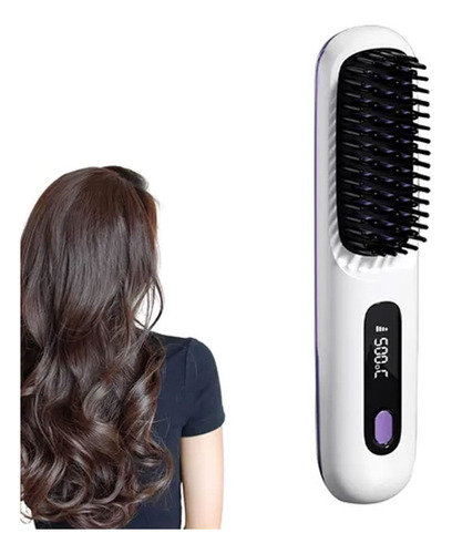 Multifuncional De Cerâmica Cabelo Portátil Sem Fio Lcd