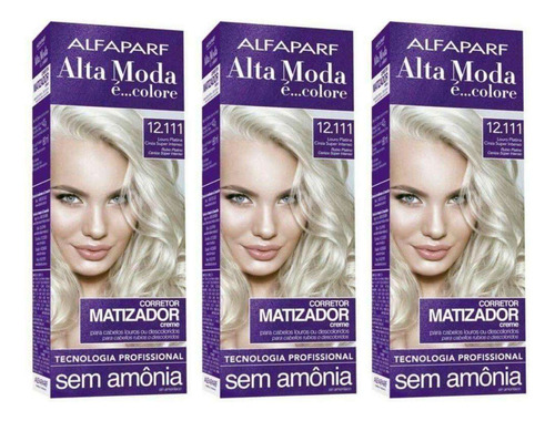 Kit Com 3 Tinta Alta Moda Lou Plat Cin Sup Intenso 12.111