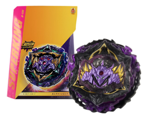 Beyblade Flame B-175 Lucifer The End Con Lanzador De Chispas Color Morado