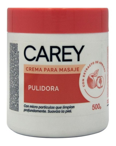 Crema De Masaje Carey Pulidora 500g