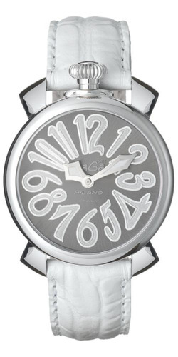 Relógio Gagá Milano Feminino Branco - Manuale 40mm - 5020