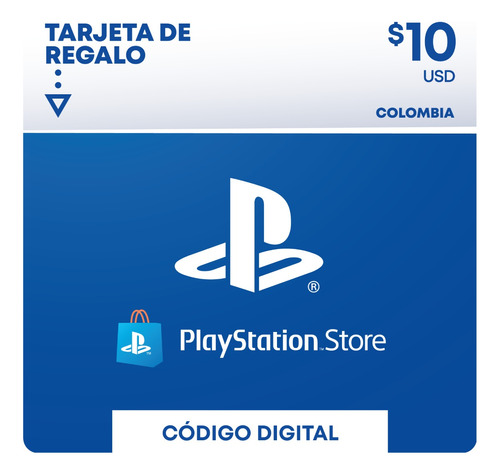 Psn Card Tarjeta $10 Playstation Colombia Ps5 Ps4 Prepago