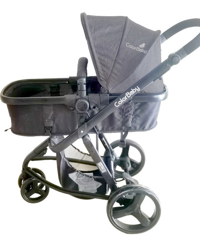 Imagem 4 de 8 de Carrinho De Bebê Europeu Berço Moises + Bebê Conforto Luxo