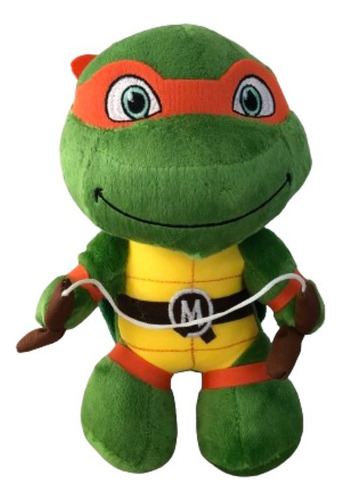 Peluche Tortuga Ninja Miguel Angel