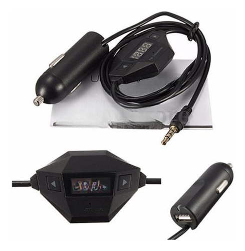 3,5 Mm Universal Cargador De Coche Audio Radio Fm Transmisor