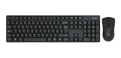 Imagen 1 de 7 de Combo Teclado Y Mouse Inalambricos Philips C501 Pc Notebook