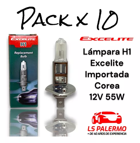Pack X 10 Lamparas H1 Halogenas 12v 55w Diez Importada Corea
