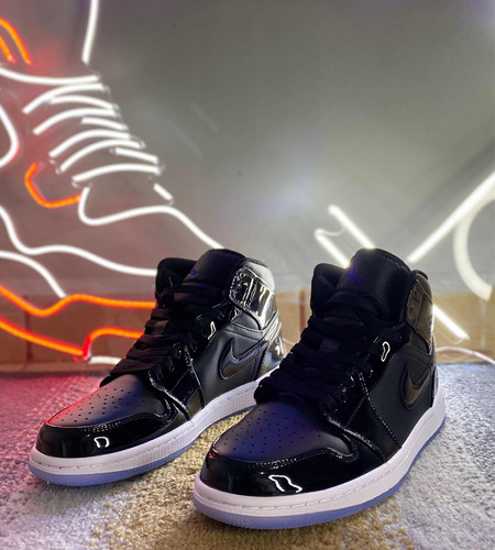 Tenis Air Jordan 1 Mid Se Space Jam #26.5 G 5