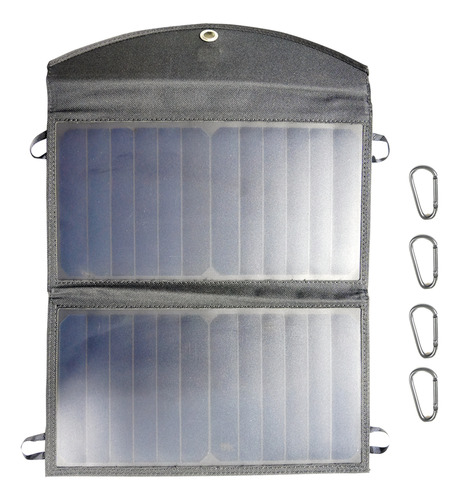 Panel Solar Plegable Portátil Gadnic Cs55t Cargador Usb Power Bank 30w