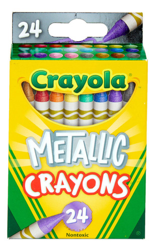 24 Crayolas Originales Glitter, Metalicas, Neon, O Perladas