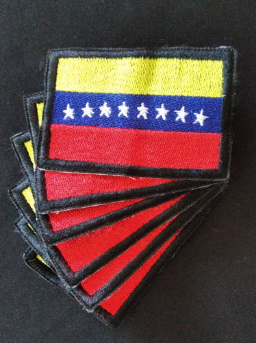 Bandera Venezolana (aplique Bordado)