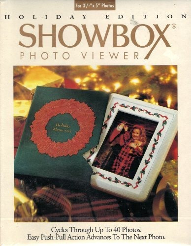 El Visor De Fotografías Holiday Edition Showbox Tiene Capaci