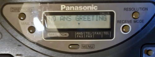 Fax Panasonic Kx-f700 Negro Usado Impecable (Usado)