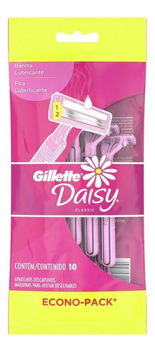 Rastrillos Desechables Gillette Daisy Classic 10 Rastrillos