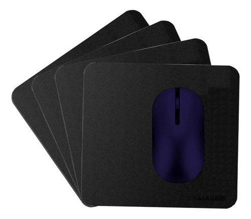 5 Mousepads Couro 20 X 20 + Apoio Para Copos