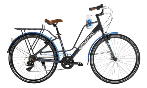 Bicicleta Benotto City Mailly R700 7v. Unisex Aluminio Color Gris oscuro