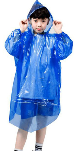 2 Mackintosh Impermeable De Emergencia Desechable Para Niños