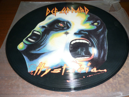 Def Leppard Hysteria Picture Disc Americano Fritura