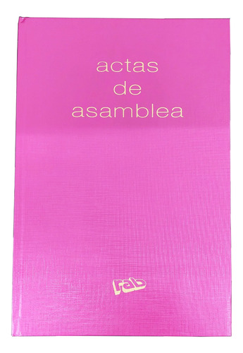 Libro De Actas De Asamblea 2 Manos 