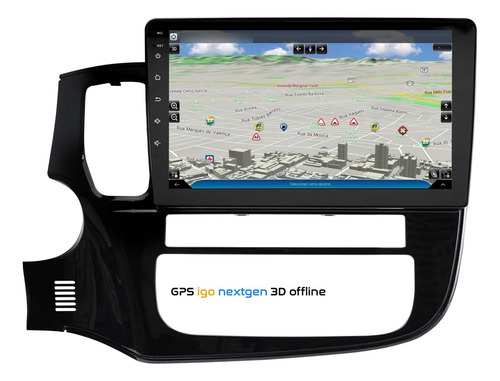 Multimidia Outlander 15/21 Android 14 2gb 64gb Carplay 10p