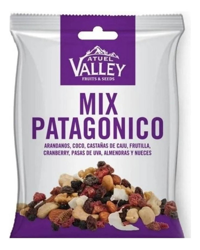 Mix De Frutos Secos Patagónico Atuel Valley X 40 Gr.