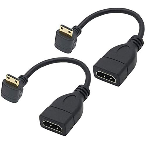 15 Cm De Alta Velocidad Y 90 Grados Mini Hdmi De Izquierda H