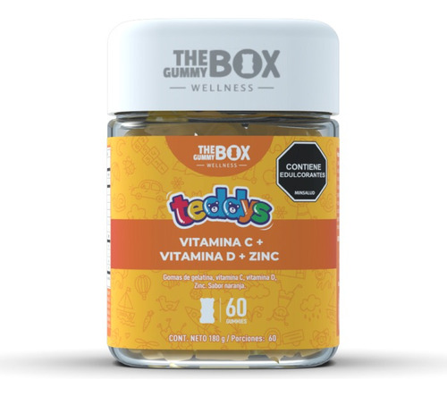 The Gummy Box Vitamina C + D Para Niños Active Immunity Zinc