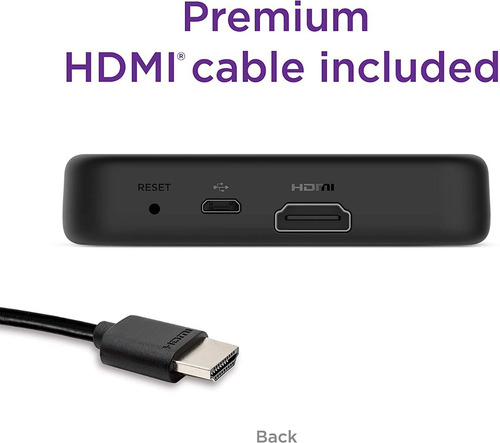Imagen 3 de 9 de Roku Tv Smart Player Premier 4k/hd/hdrstreaming - Negro New