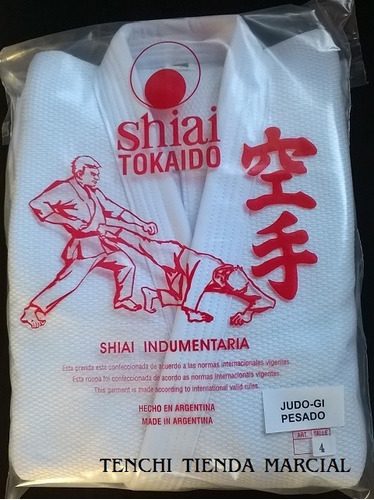 Judogi Shiai Tramado Pesado Blanco