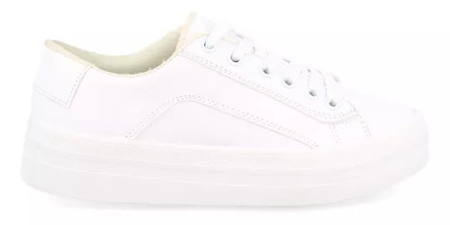 Tenis Estilo Urbano Vazza color Blanco para Mujer – VazzaShoes