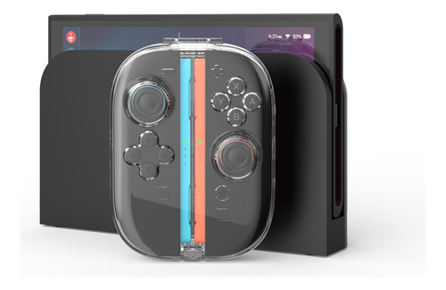 Caja Joy-con Switch 2 Transparente Con 6 Ranuras Juegos