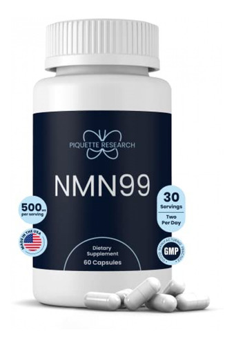 Imagen 1 de 7 de Suplemento Vitamina B3 Mononucleótido De Nicotinamida Nmn -