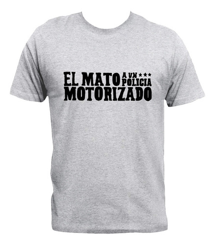 Remera El Mató A Un Policía Motorizado Rock Nacional