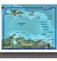 Comprar Cartas Nauticas Garmin Venezuela Y El Caribe Blue Chart G2