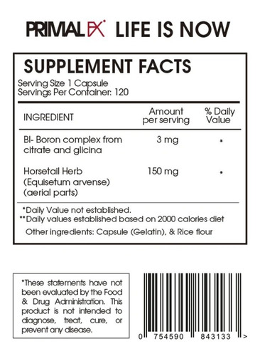 Boron Suplemento Primal Fx