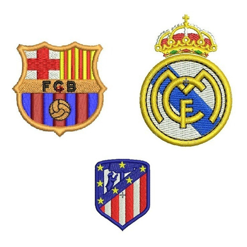 Matrices Maquina Bordadoras Futbol Barcelona Real Madrid