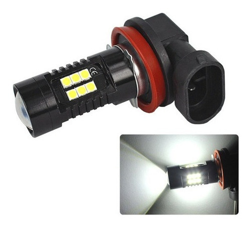 Par Ampolletas Led H8 H11 Color Blanco 6000k 12v 24v