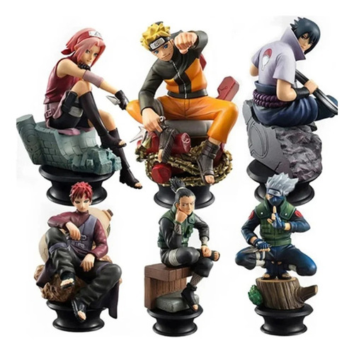 Set De 6 Figuras De Naruto