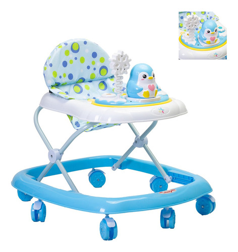 Andadera Para Bebé Starkids N5218 Con Llantas 360° Color Azul