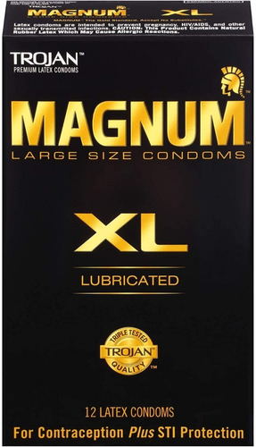 Condones Trojan Magnum Xl 12und