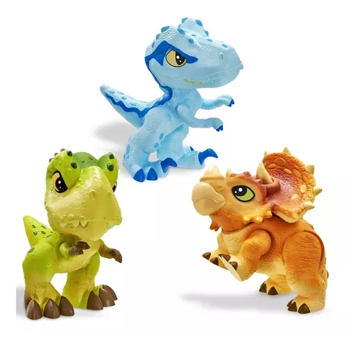 Boneco Dinossauro Baby Dino Triceratops Jurassic World - Tem Tem Digital -  Brinquedos e Papelaria, aqui tem!