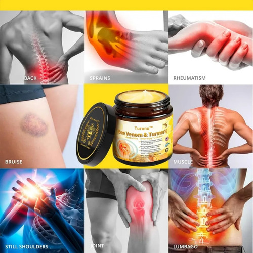 1pc Crema Tratamiento Artritis Con Cúrcuma Y Ven-eno Abe
