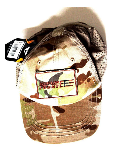 Gorra Camuflaje Marca Condor Con Contactel Militar Campismo