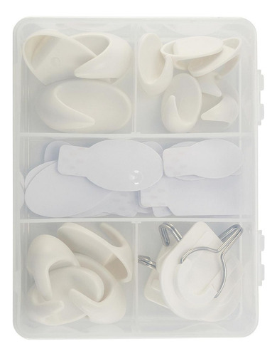 Kit De Ganchos Para Pared, 16 Pzs