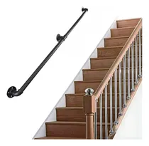 Comprar Barandal De Escalera Negra De 150cm Barandal Pasamanos