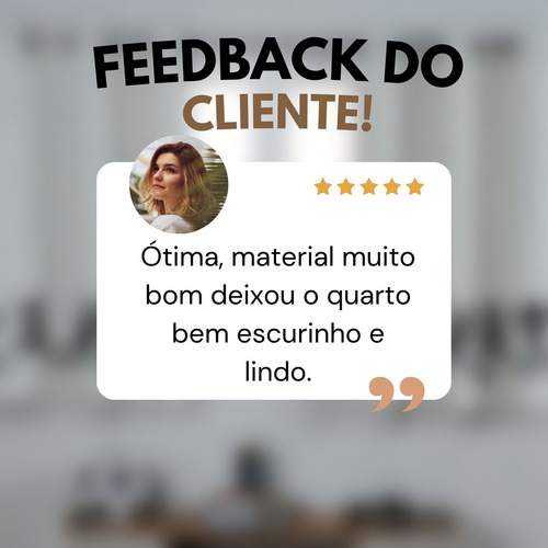 Cortina Blackout De Varão 2,20 X 1,30 Veda Luz Rapido Cor Nude Futebol