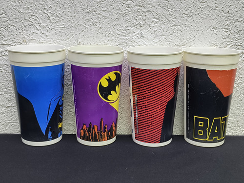 Pepsi-vasos Vintage Batman 4-pack Retro 90's Original (Usado)